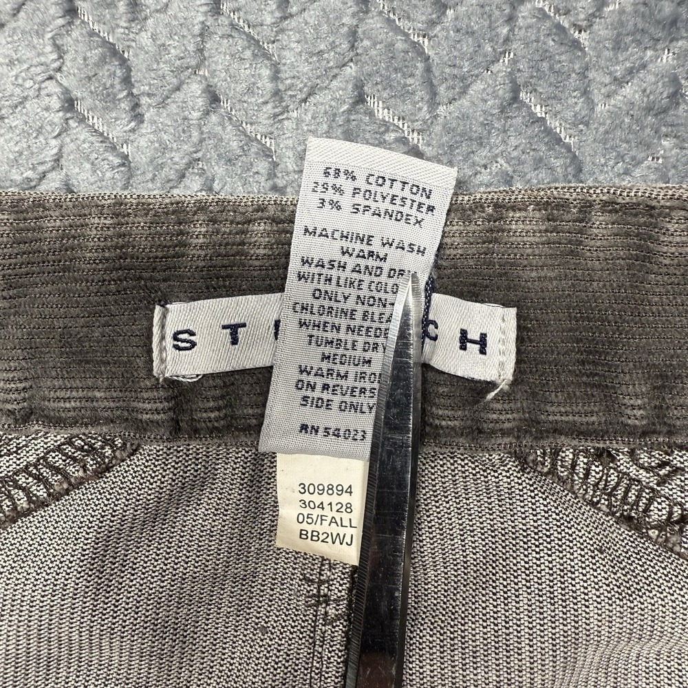 VTG Gap Corduroy Skirt 26" Brown Stretch Button Zip Academia Preppy 2005 - Picture 5 of 9